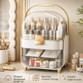 Large Capacity Dustproof Cosmetic & Skincare Organizer