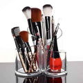 S-Shape Acrylic Brush Organizer for Stylish Storage Solutions
