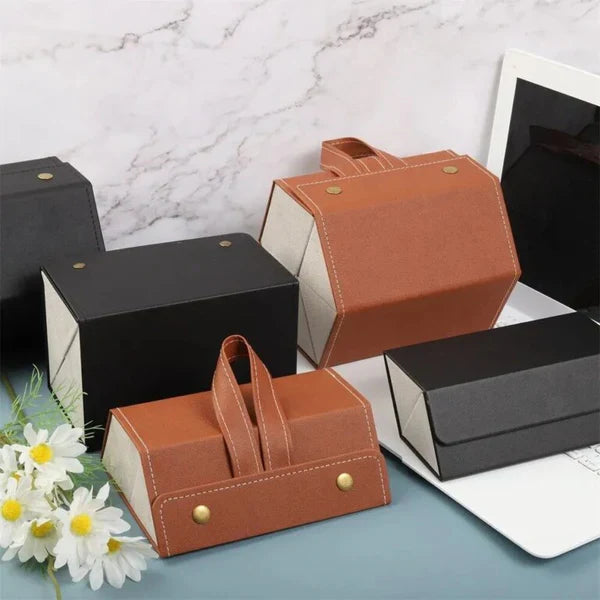 Sunglasses Organizer – 4/5/6 Slots Travel Glasses Case - Image 3