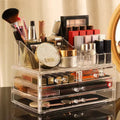 Clear Makeup Organizer with Drawers - Durable & Spacious