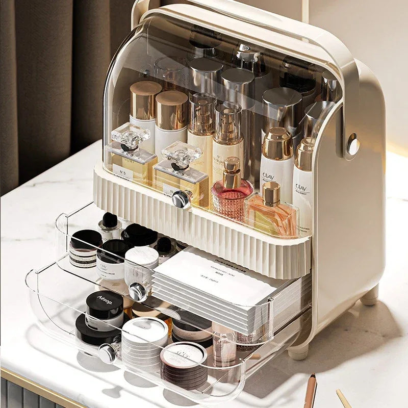 Makeup Organizer Storage with Drawers - Image 3
