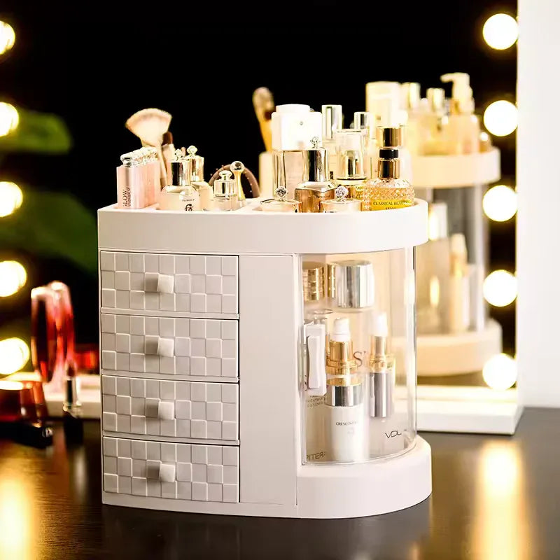 Makeup Organizer for Vanity with Drawers & Compartments
